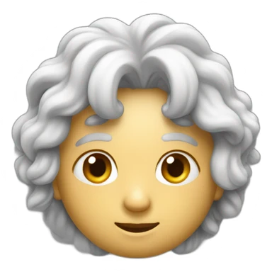 un taulard avec une auréole sticker