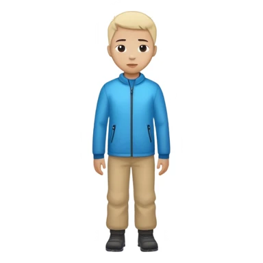 photorealistic greenland citizen standing full length sticker