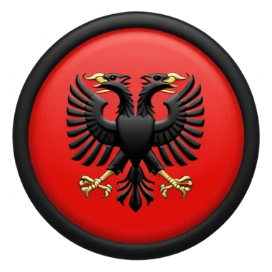 Make an albanian flag and put UÇK  on it with a circle  sticker
