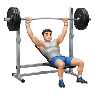 bench press with barbell sticker