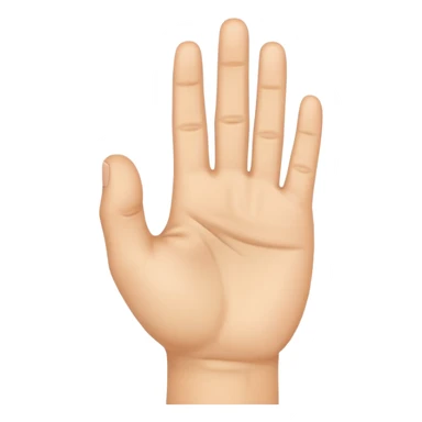 hand emoji showing the Chinese martial arts salute with one fist pressed into the open palm, clear gesture sticker