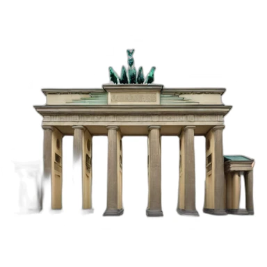 Brandenburg gate sticker
