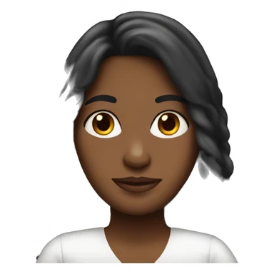 Long hair Latina married to black man sticker