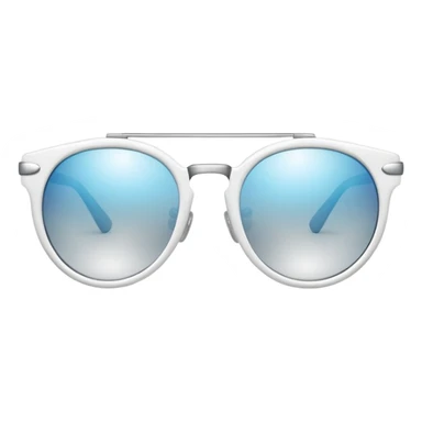 white luxury sunglasses sticker