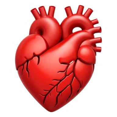 Une cœur qui forme un demi cœur sticker