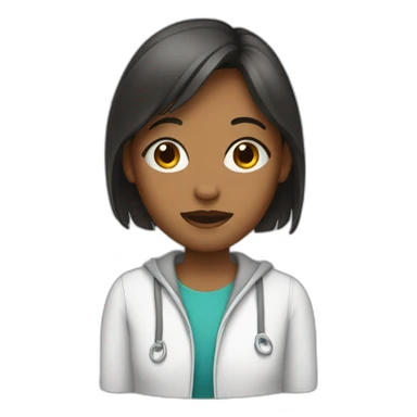 A Girl malade sticker