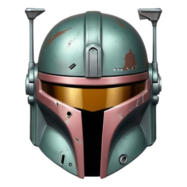 Mandalorian helmet sticker
