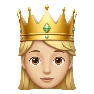 aggiungi una corona sulla testa sticker