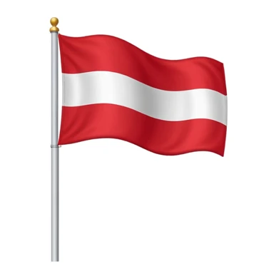 Austrian Empire flag on a pole sticker