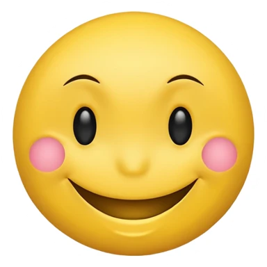 Smiley face emoji teasing sticker