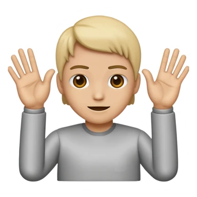 Simple old-style android emoji, but with a awkward emoji, mixed with a 👉👈 on the outside of the emoji. sticker