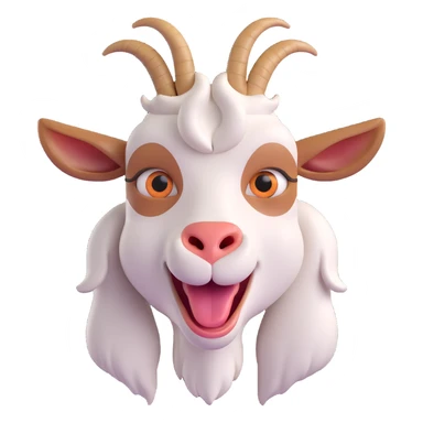 extremely stupid derp goat sticker