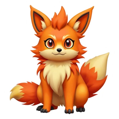 Quilava-Litten-Flareon-animal-creature-hybrid full body sticker