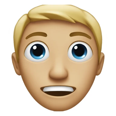 Emoji Tweaking out with eye twitching sticker
