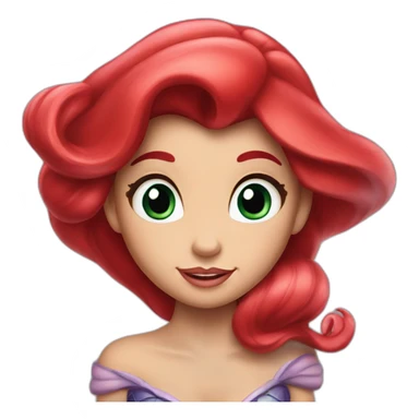 the little mermaid ariel sticker