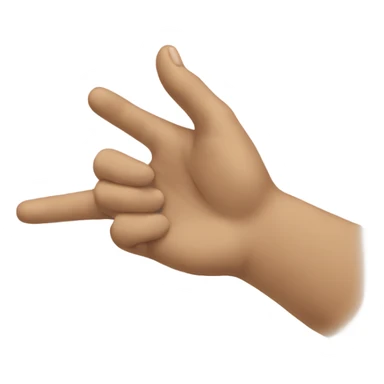 Hand making an L shape  sticker