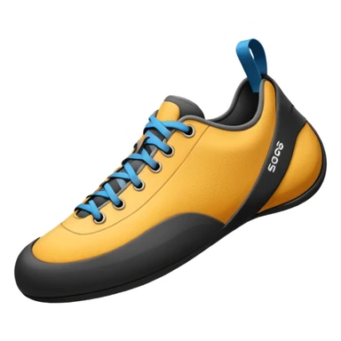 climbing shoe for bouldering sticker
