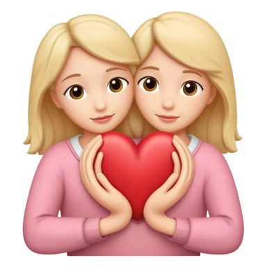 heart hug sticker