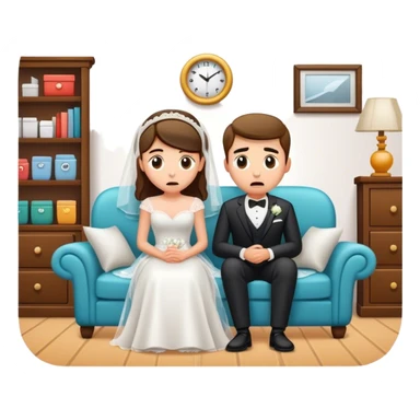 The newlywed couple's furniture store is agonizing sticker