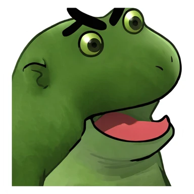 Emo monkey with tounge out sticker