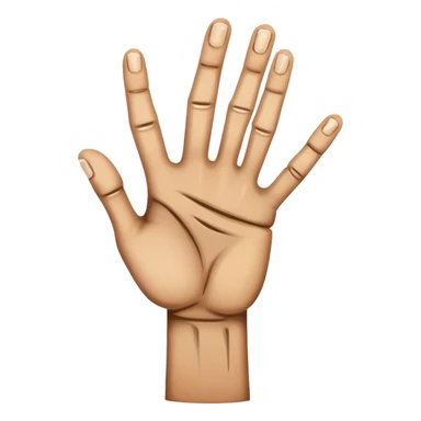 Distress with hands sticker