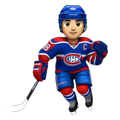 Nick suzuki hockey player for the montreal canadien sticker