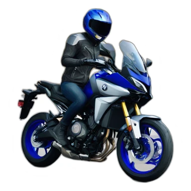 Yamaha Tracer 7 blue silver 2022 sticker