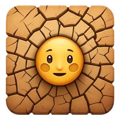 Cracked Ground sticker