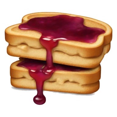 peanut butter & jelly sandwich  sticker