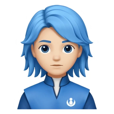 crea un avatar come personaggio AZUL sticker