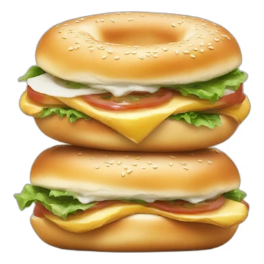 Bagel sandwich  sticker