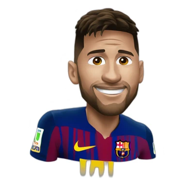 Messi Qui écrase Neymar sticker