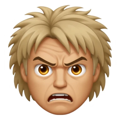 Angry guy with dih sticker