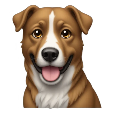 Un chien noir qui fais du toboggan sticker