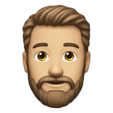 Nate Clark peppered hair Ohio full stack engineer senior with Beard sticker