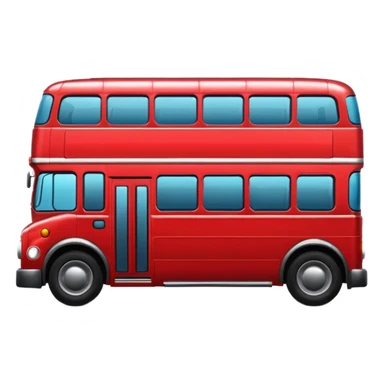 red bus sticker
