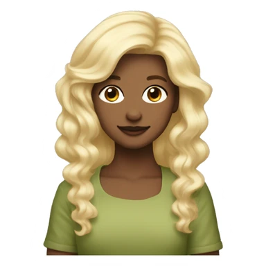 blonde Pomeran ￼ sticker