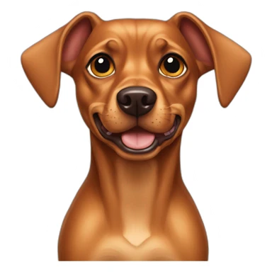 caramel-color-pinscher-batman-dog sticker