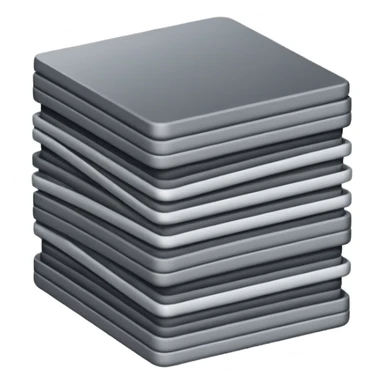 stack of squares (4) going away from the camera sticker