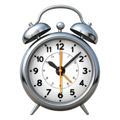 ringing alarm clock sticker
