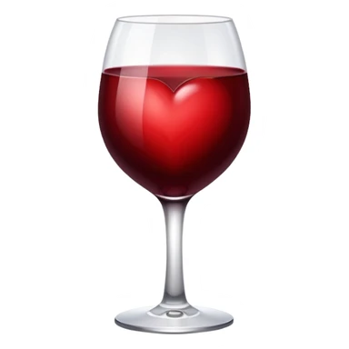 Wine-red Mahogany-red maroon-red heart shape sticker