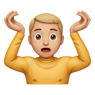 emoji chocking it’s self out with hands around neck sticker