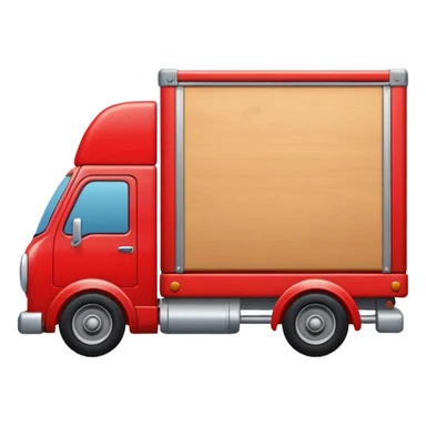 Moving truck or dolly
 sticker