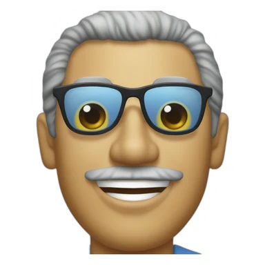 marcelo rebelo de sousa in the sea by the beach sticker