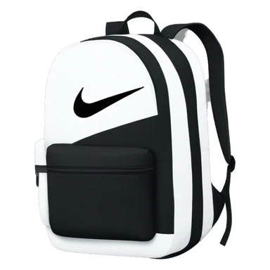Nike bookpack black logo white Nike sticker