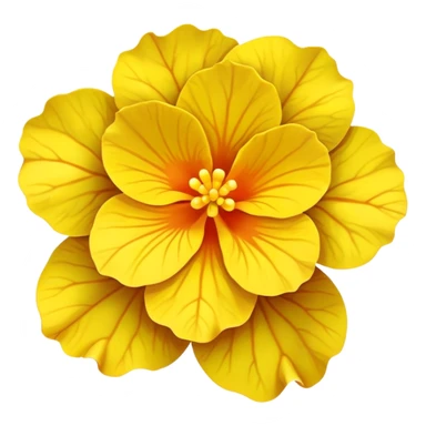 yellow begonia sticker