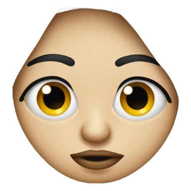 eye roll emoji with kissy face sticker