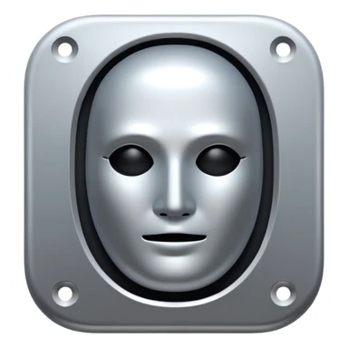 ai chip no face sticker