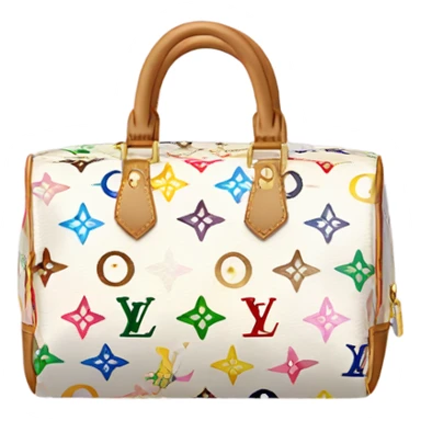 Light colored Louis Vuitton cosmetic bag  sticker