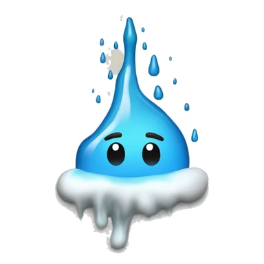 a person melting on the wall sticker